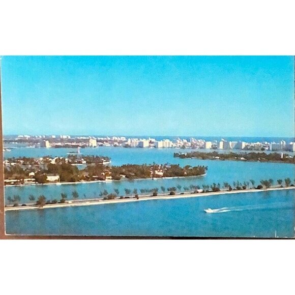 Vtg Miami FL Postcards Ships Water Views Lot of 5 Flamingo Hotel 1942 Free Post - Picture 12 of 15